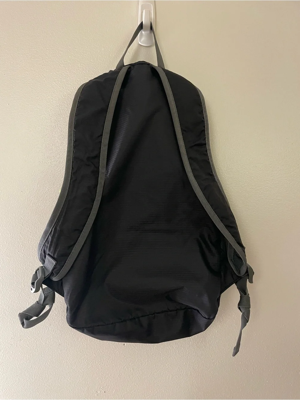 Black & Gray Lightweight Packable Backpack